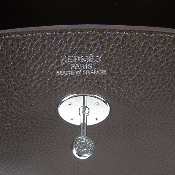 High Quality Replica Hermes Lindy 34CM Shoulder Bag Dark Coffee